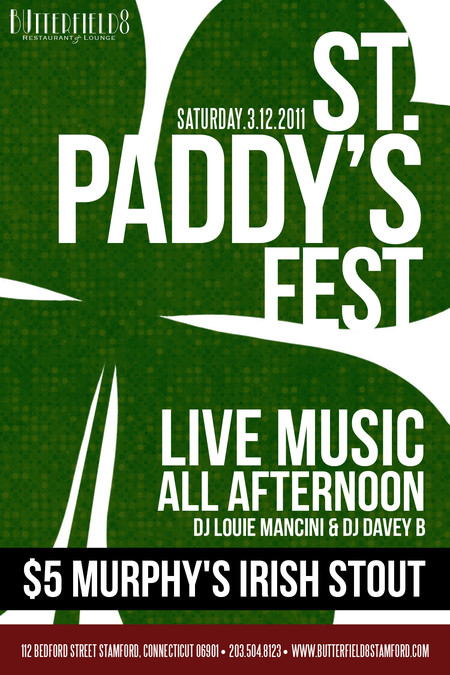 Butterfield 8 St Pattys Fest
