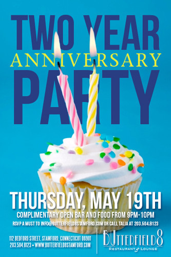 Butterfield 8 2 Year Anniversary Party