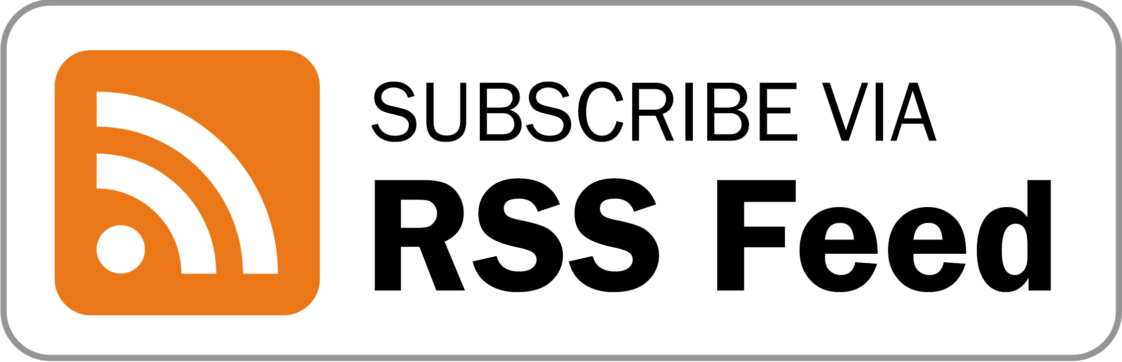 Subscribe via RSS Feed