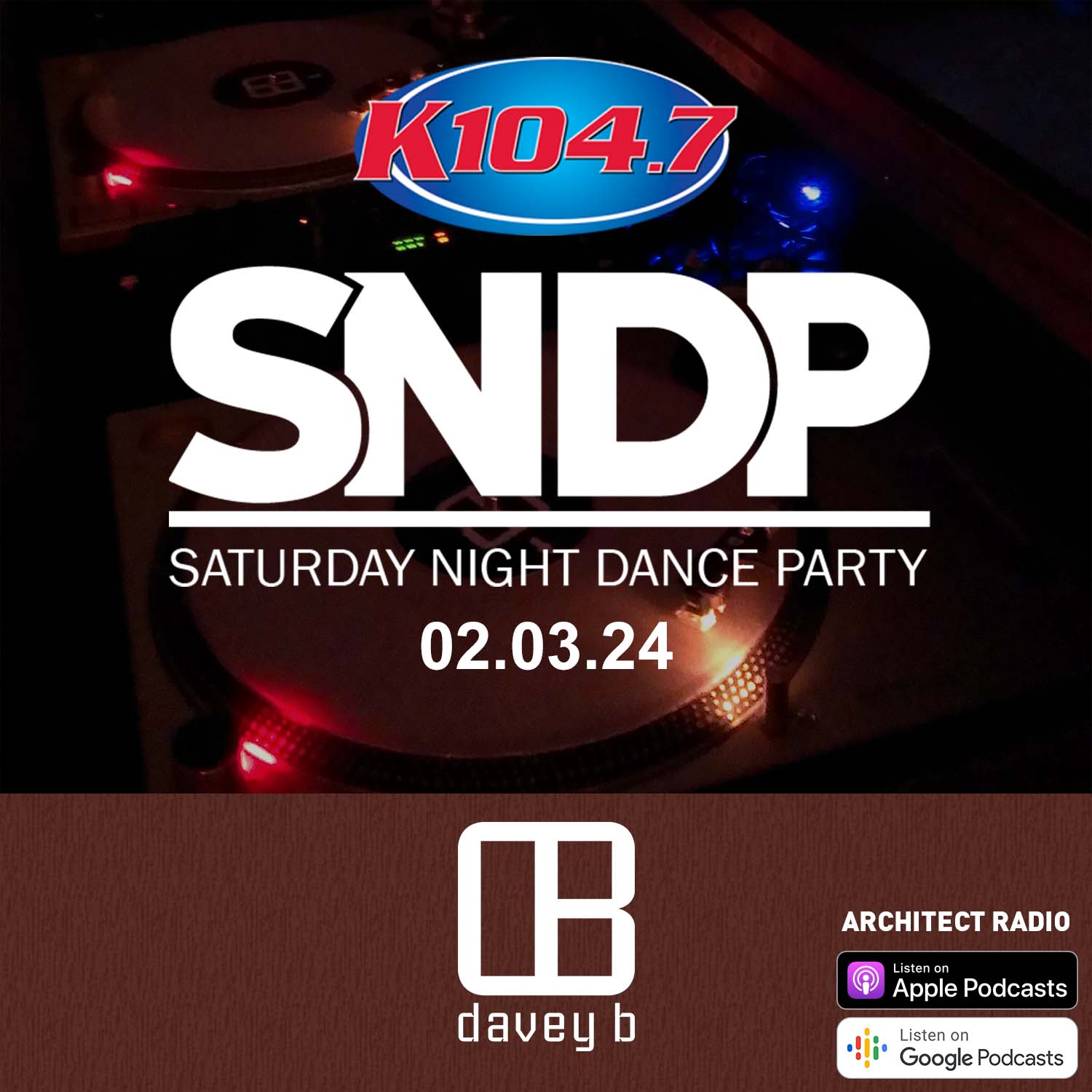 DJ Davey B K104 SNDP 2/3/24